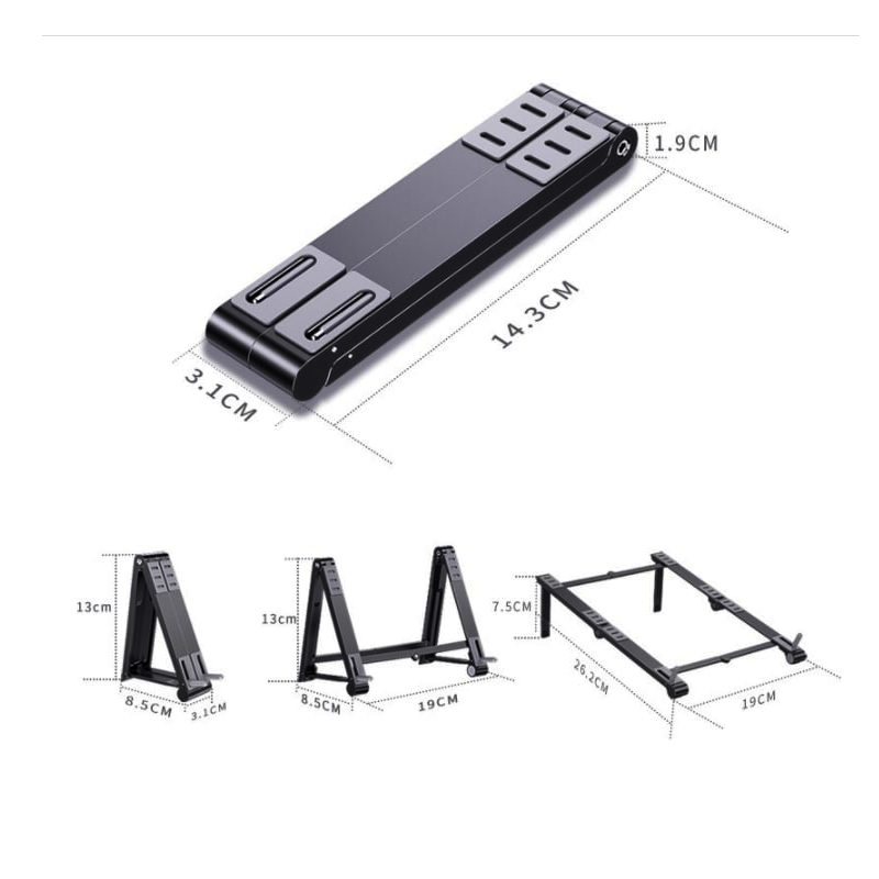 پایه نگهدارنده لپ تاپ و تبلت و موبایل ERGO مدل WLB003 - تصویر 9