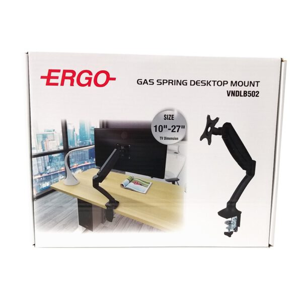 پایه هیدرولیکی رومیزی مانیتور ERGO مدل WLA 001 سفید - تصویر 11