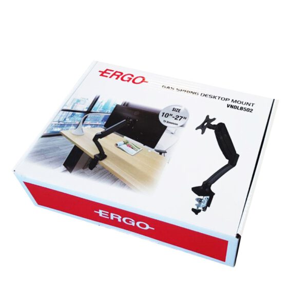 پایه هیدرولیکی رومیزی مانیتور ERGO مدل WLA 001 سفید - تصویر 12