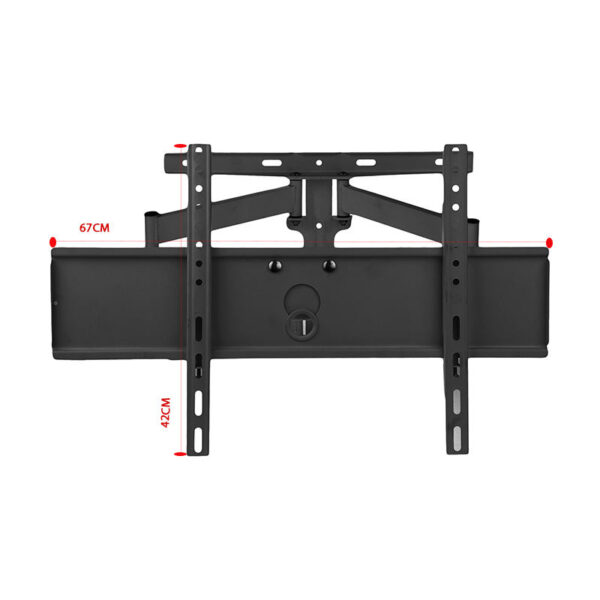 پایه دیواری تلویزیون LCDARM مدل TWM 510 + plus مشکی 2 میل