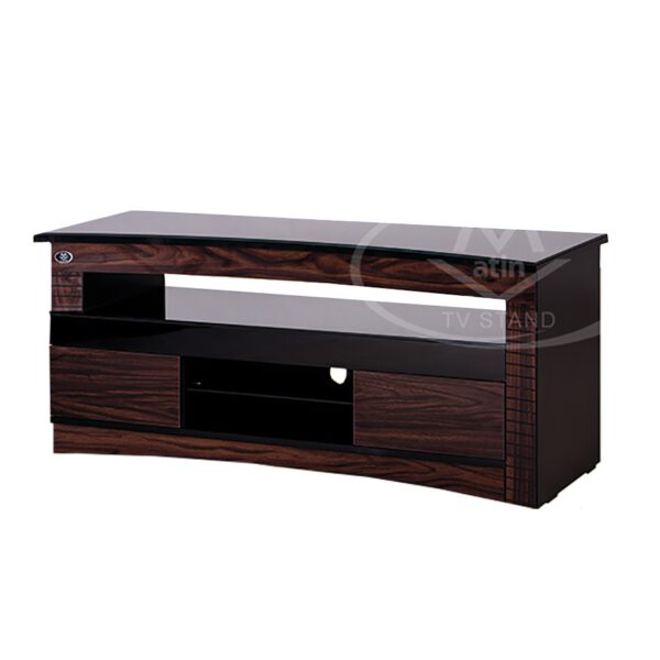 میز تلویزیون چوبی مدل R31 در سایز 120 سانت در رنگ سدیر - تصویر 3