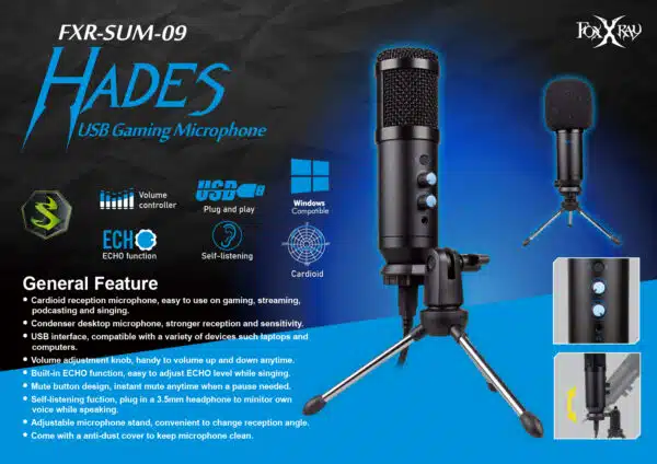 میکروفون رومیزی HADES